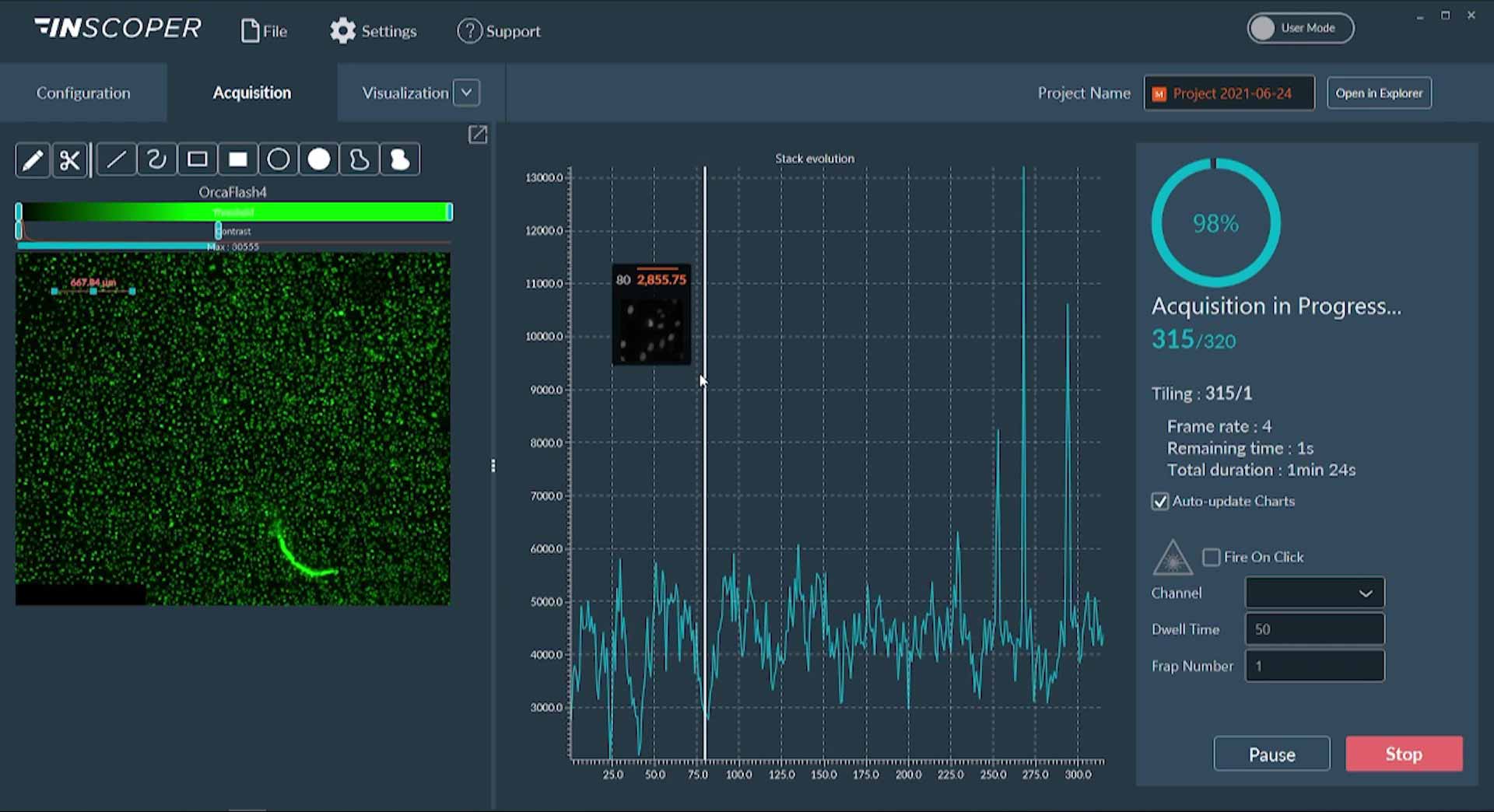 Image Acquisition & Tiling INSCOPER