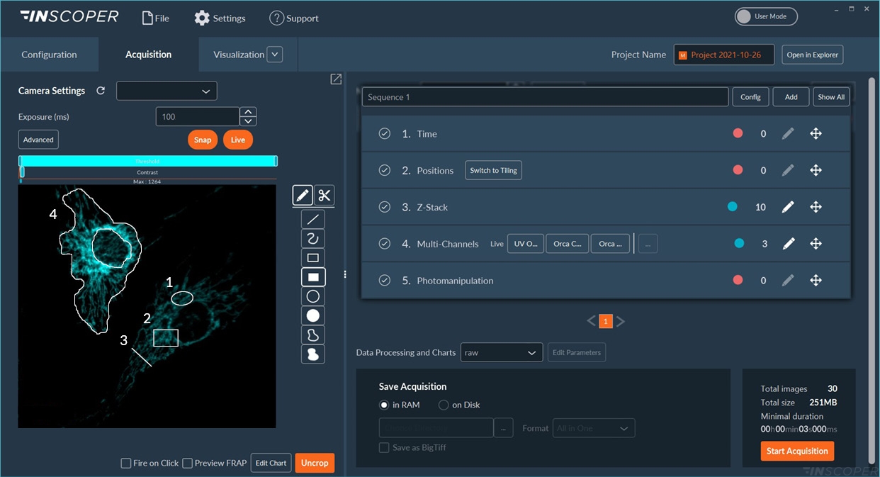inscoper-scanFRAP-interface