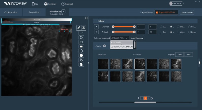 jetraw processing in the inscoper IS