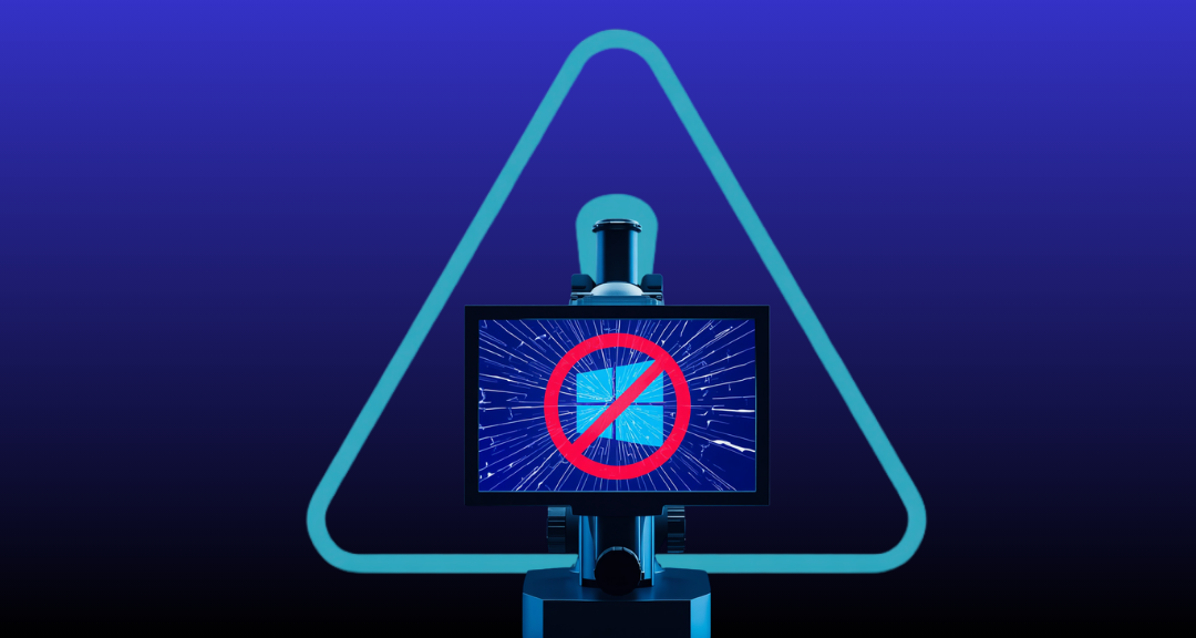 Windows 10 sunsetting compatibilty issue in the Microscopy industry: article image illustration